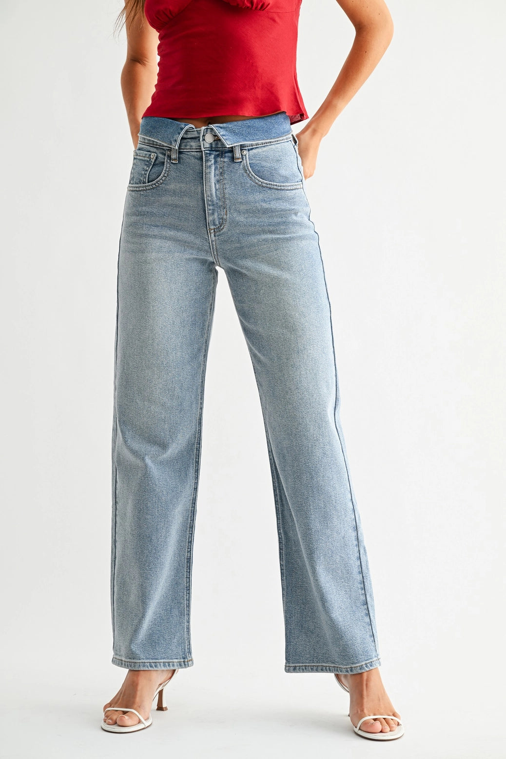 The '90s Flip‑Waist Denim – CHELSIE LIZABETH & CO.