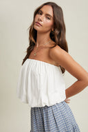 SEASIDE BUBBLE CROP TOP