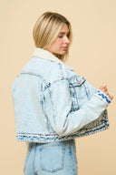 OLD SCHOOL WASHED DENIM JACKET