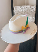 Ivory Masquerade Mambo Custom Hat