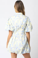 Emily Floral Puff Dress