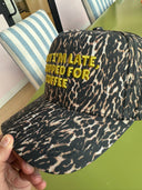 Sorry I'm Late Leopard Trucker Hat