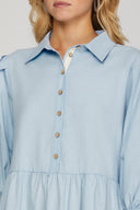 The Bluebell Button Dress