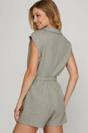 The Effortless Grey Romper