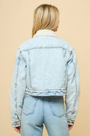 OLD SCHOOL WASHED DENIM JACKET