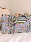 Quilted Vintage Pattern Duffel