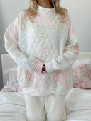 The Pastel Quilt Mockneck