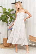 BOHO MIDI CASUAL DRESS