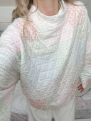 The Pastel Quilt Mockneck