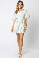 Emily Floral Puff Dress