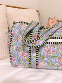 Quilted Vintage Pattern Duffel