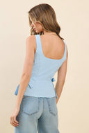 Baby Blues Self Tie Accents Top