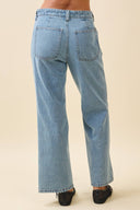 Vintage High Waist Wide Leg Denim