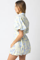 Emily Floral Puff Dress