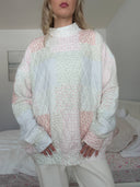 The Pastel Quilt Mockneck