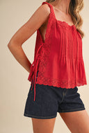 The Cherry Lace Top