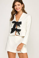 THE PRETTY LITTLE BOW BLAZER