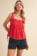 The Cherry Lace Top