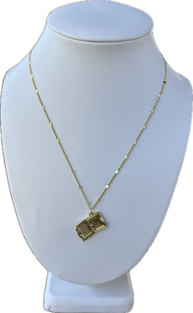 Keepsake Faith Locket Necklace