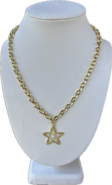 Starlight Pearl Pendant Necklace