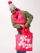 "VERY MERRY" CHRISTMAS TOTE