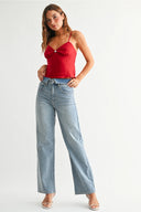 The ’90s Flip‑Waist Denim