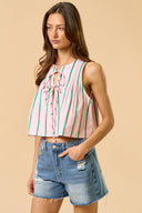 The Golf Girlfriend Front Tie Top