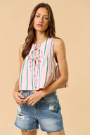 The Golf Girlfriend Front Tie Top