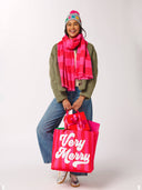 "VERY MERRY" CHRISTMAS TOTE