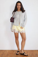 Daisy Detail Knit Cardigan