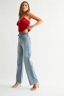 The ’90s Flip‑Waist Denim