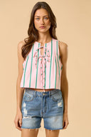 The Golf Girlfriend Front Tie Top